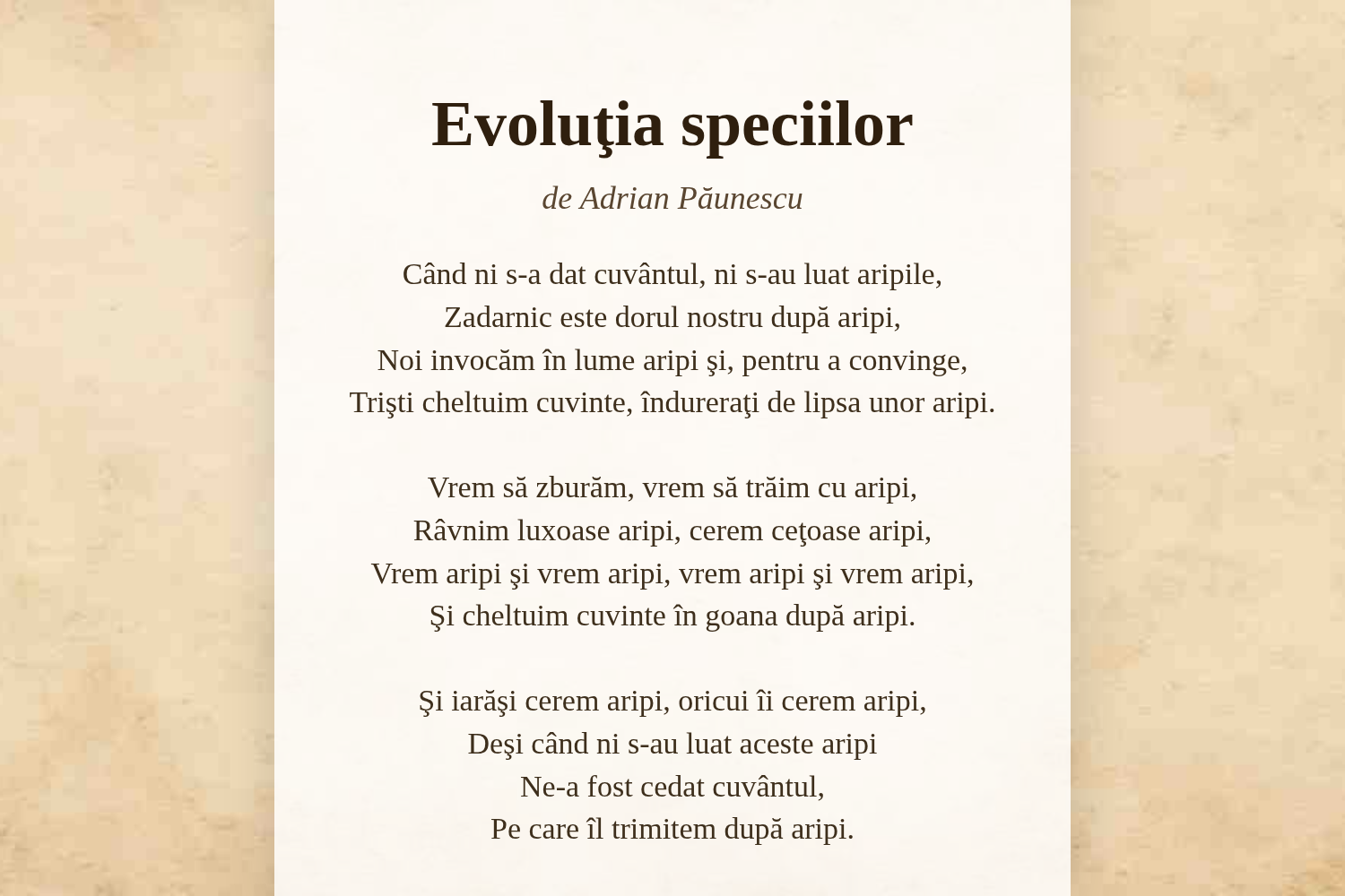 Evoluţia speciilor
