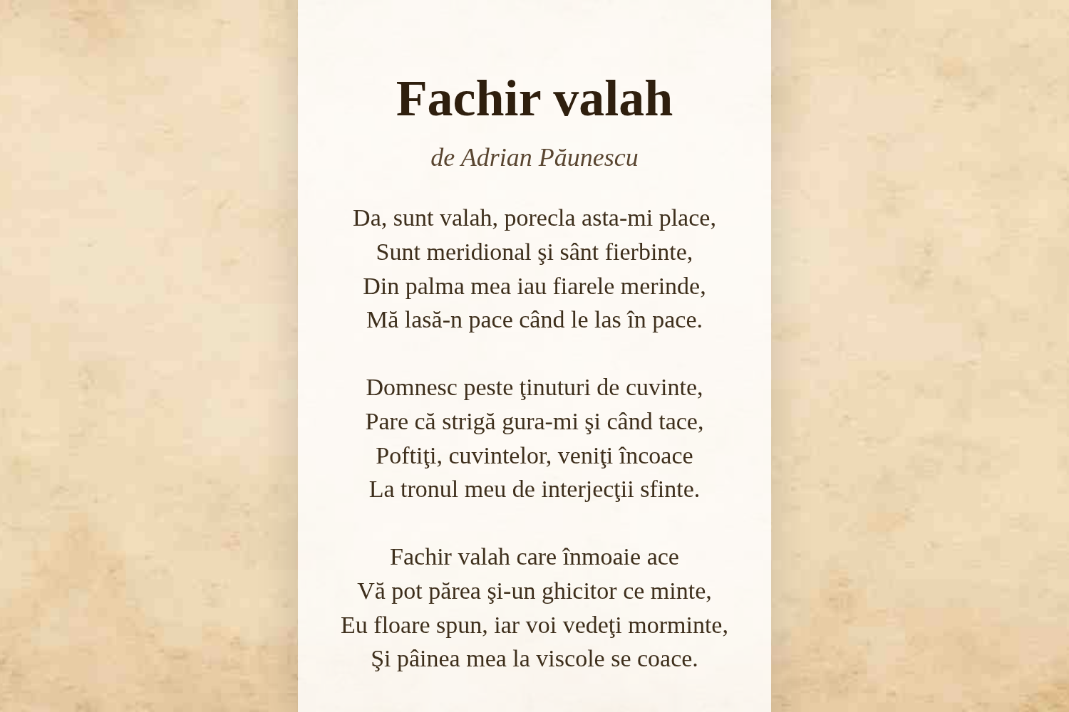 Fachir valah