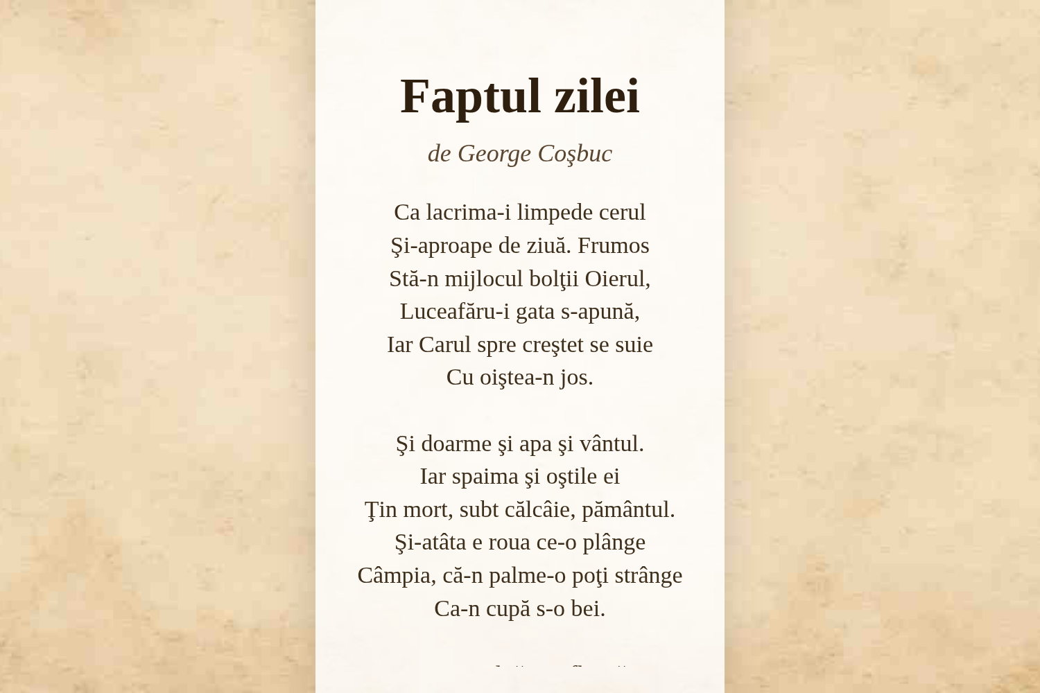 Faptul zilei
