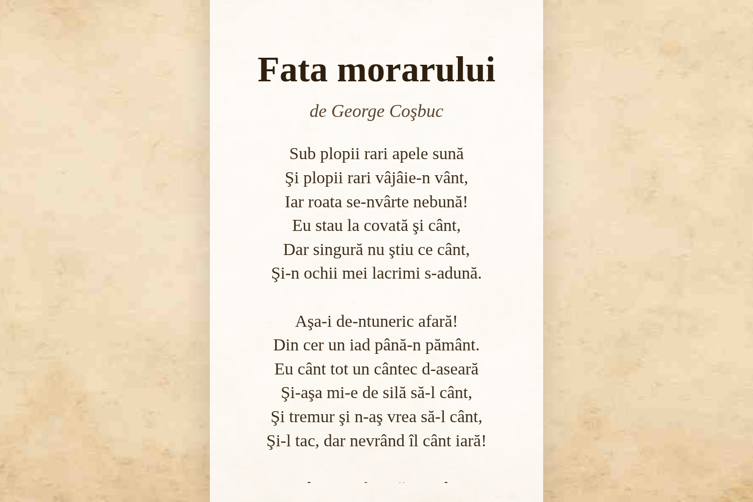 Fata morarului