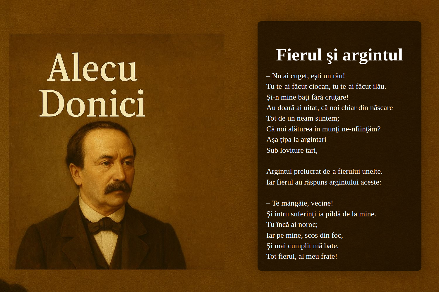 Fierul şi argintul