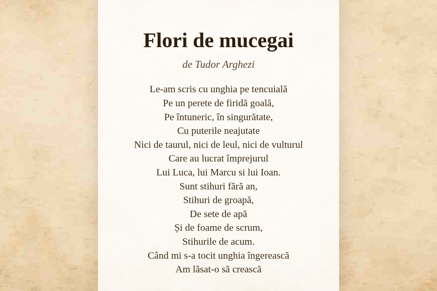 Flori de mucegai