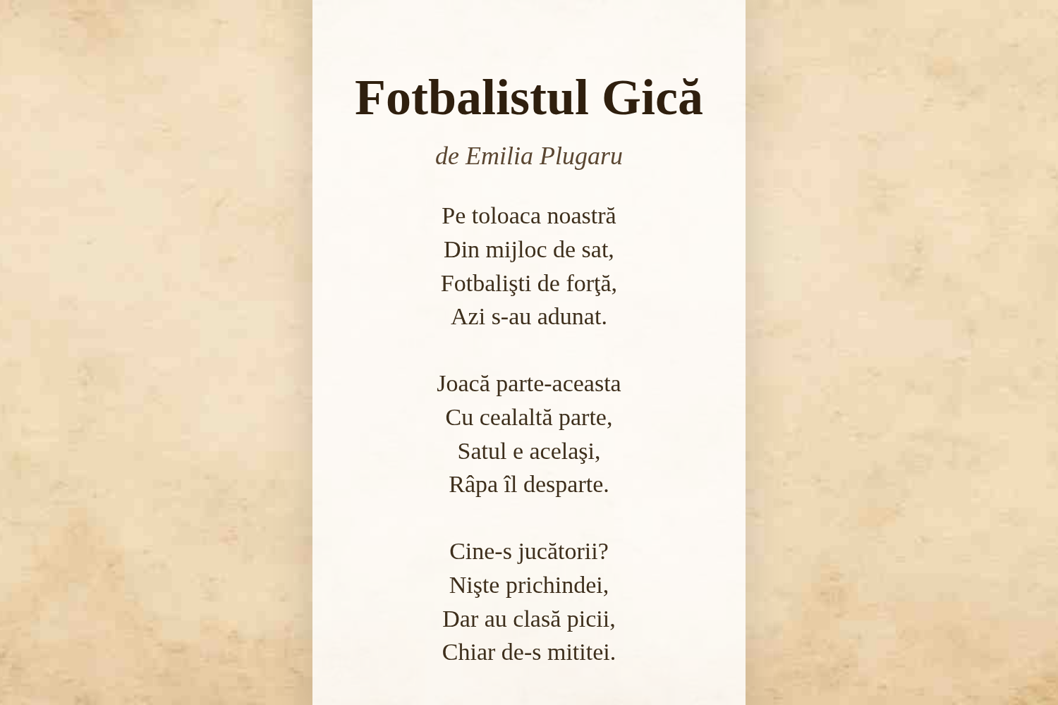 Fotbalistul Gică