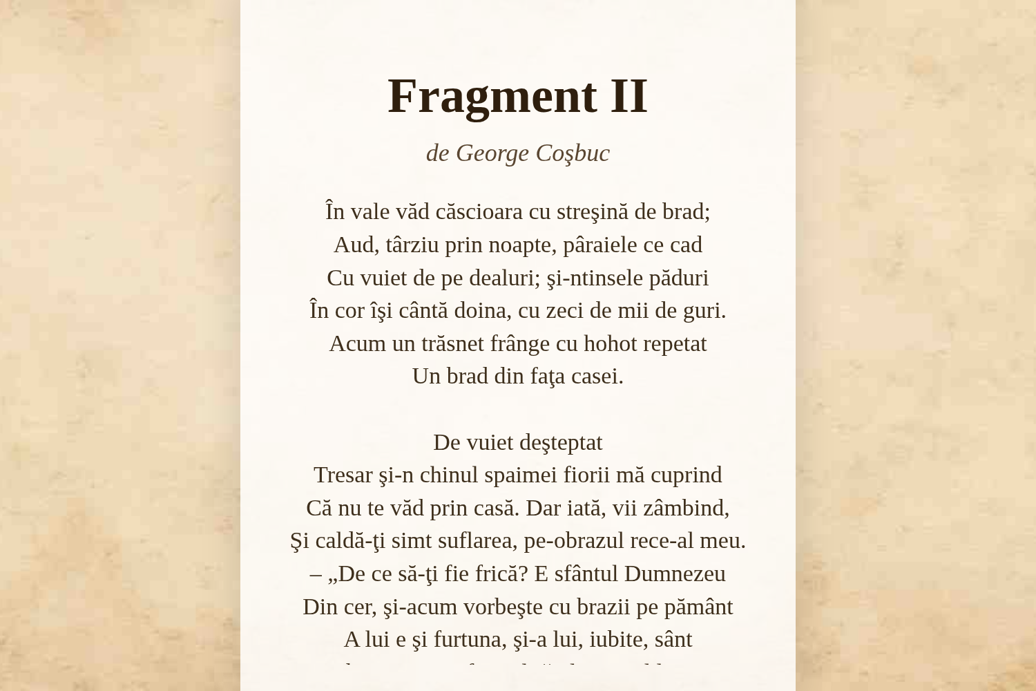 Fragment II