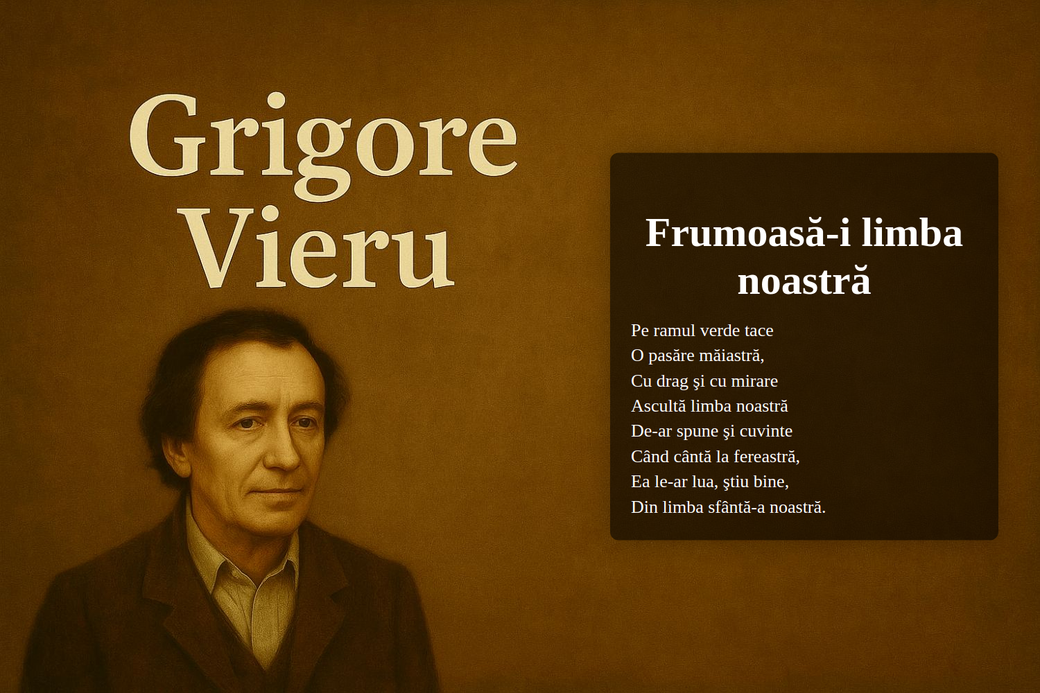 Frumoasă-i limba noastră