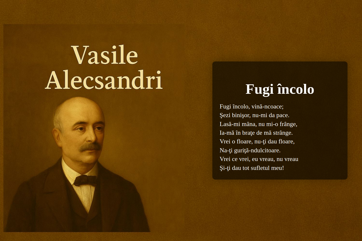 Fugi încolo