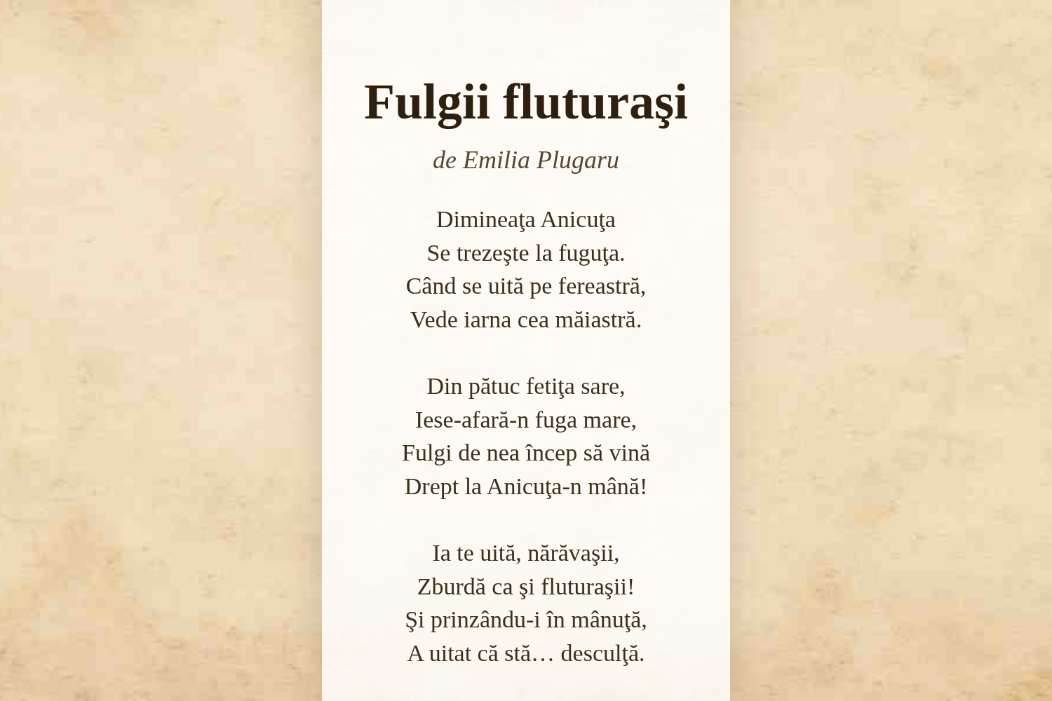 Fulgii fluturaşi