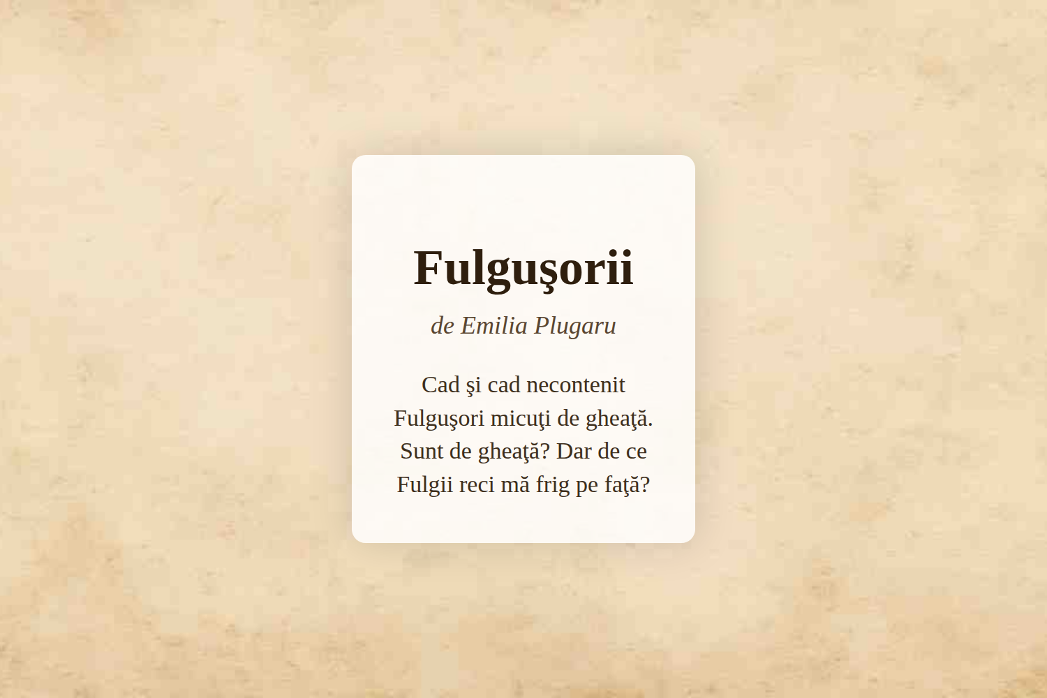 Fulguşorii