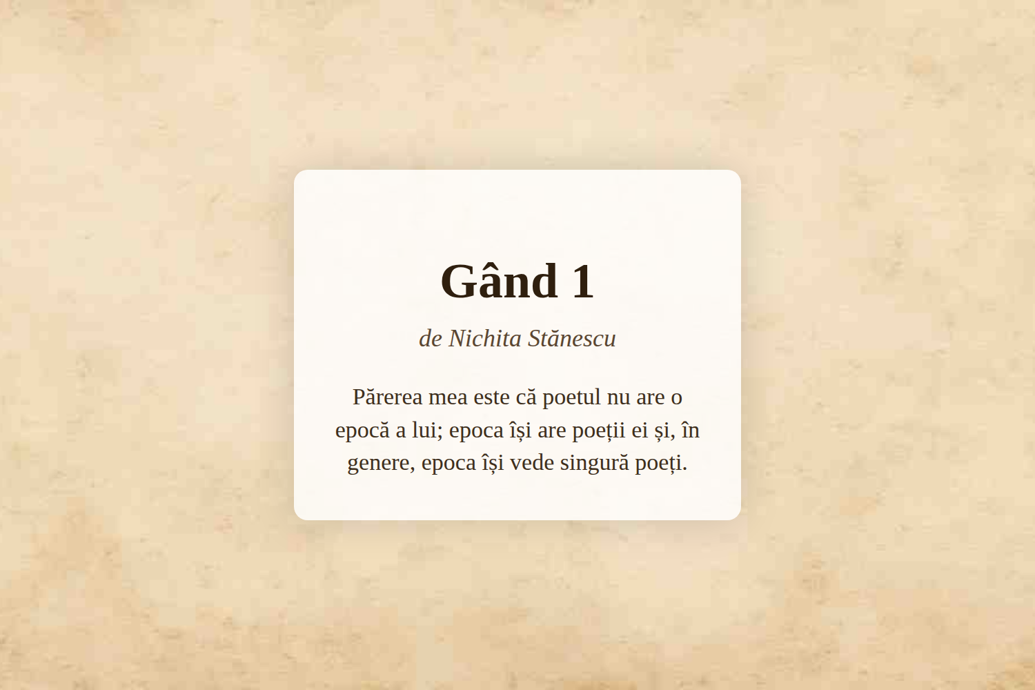 Gând 1