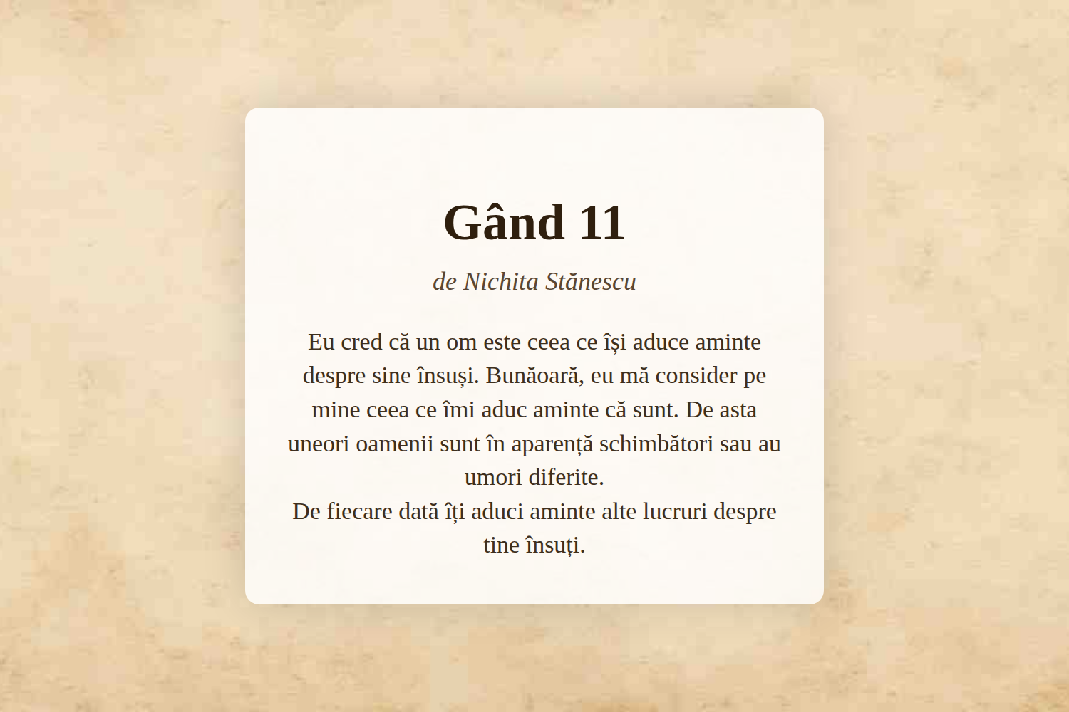 Gând 11