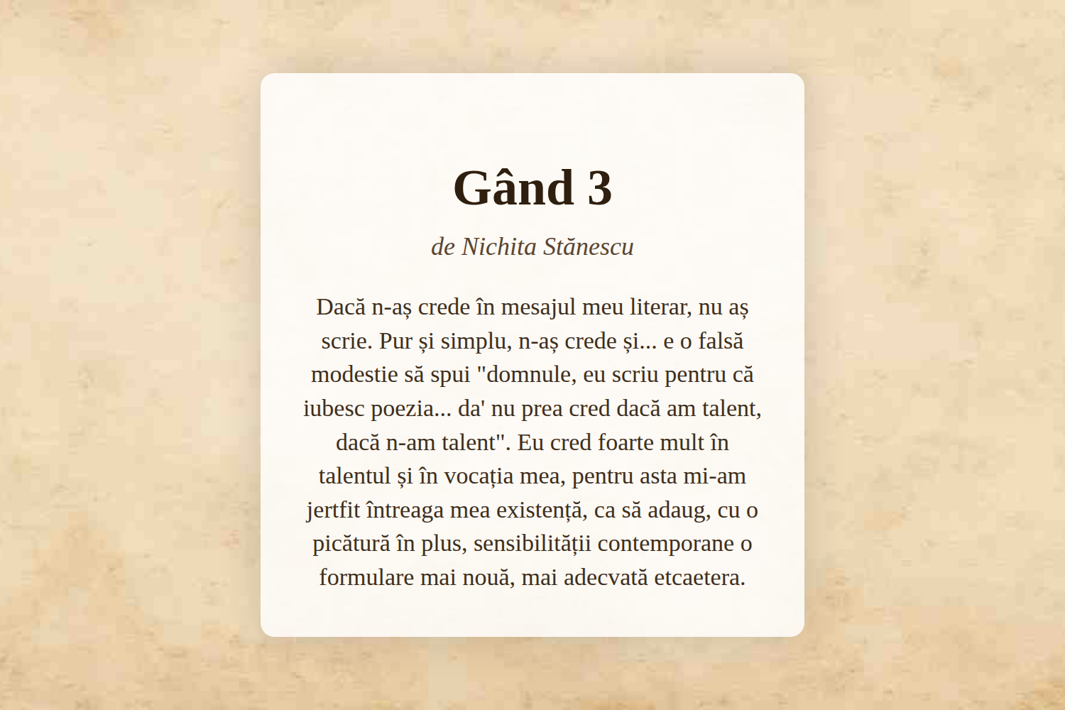 Gând 3