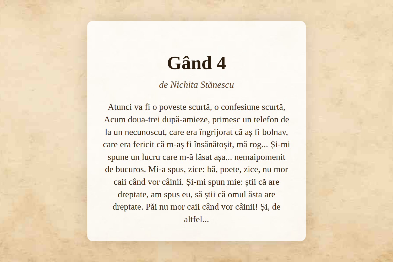 Gând 4