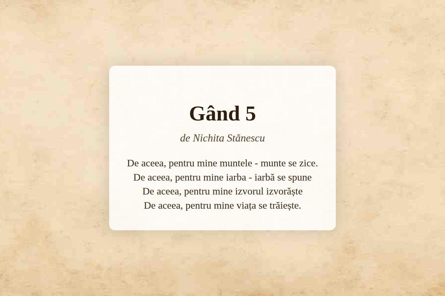 Gând 5