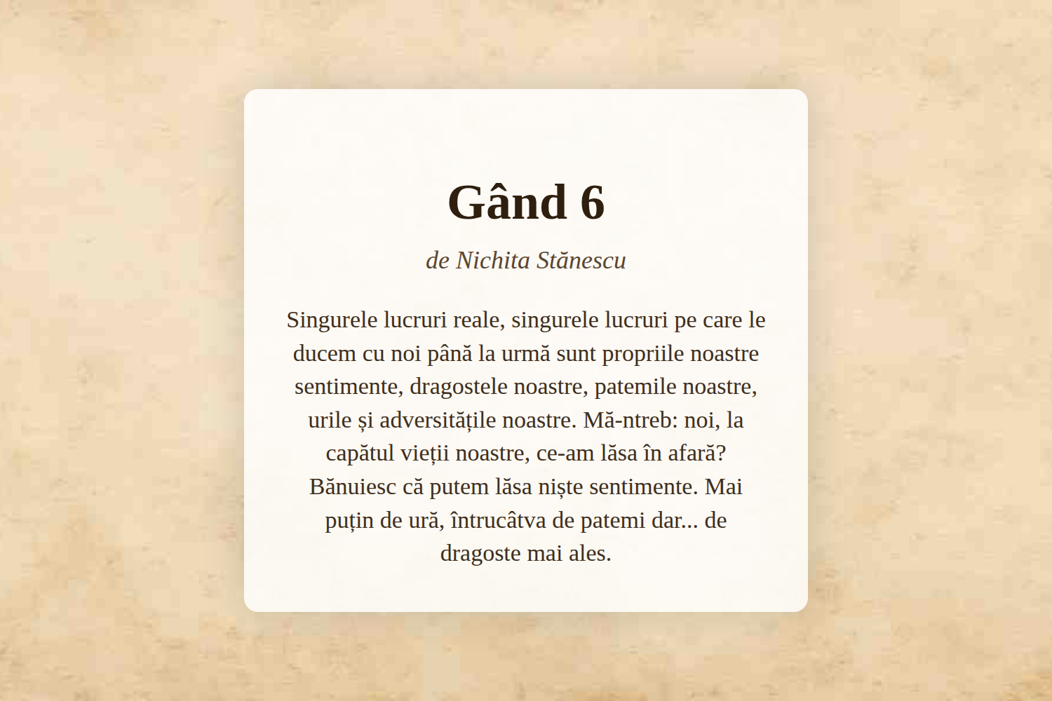Gând 6