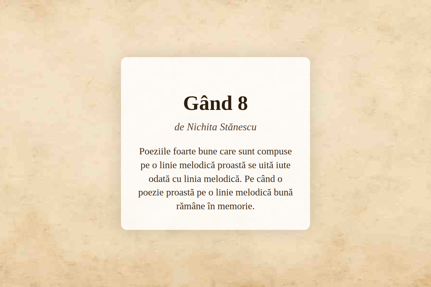 Gând 8