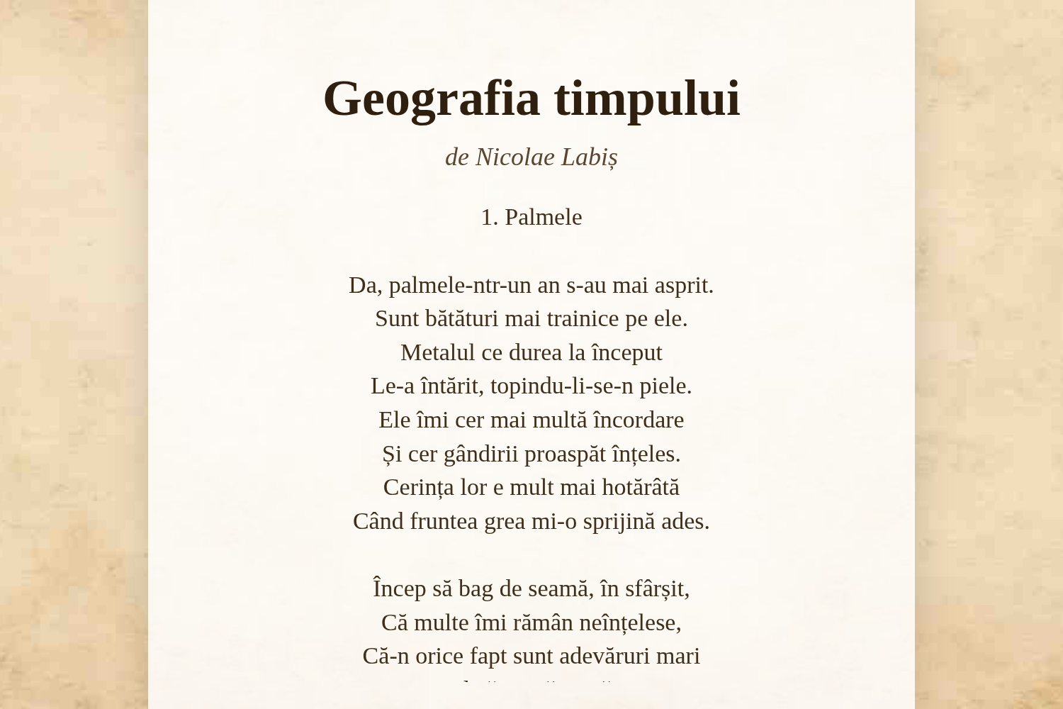 Geografia timpului