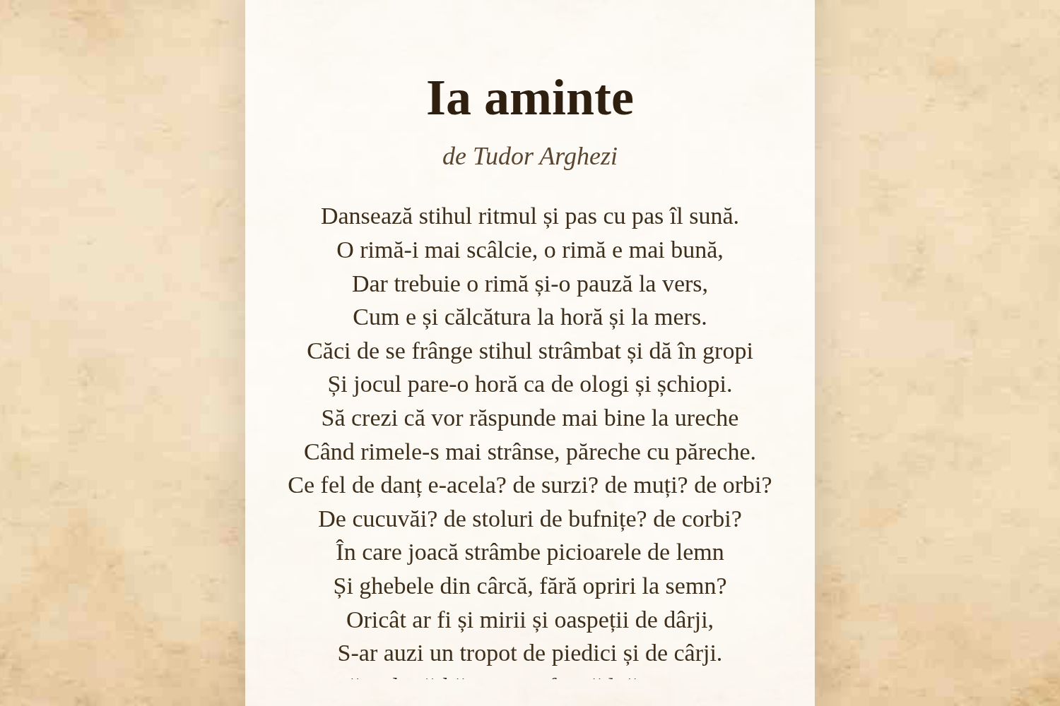 Ia aminte