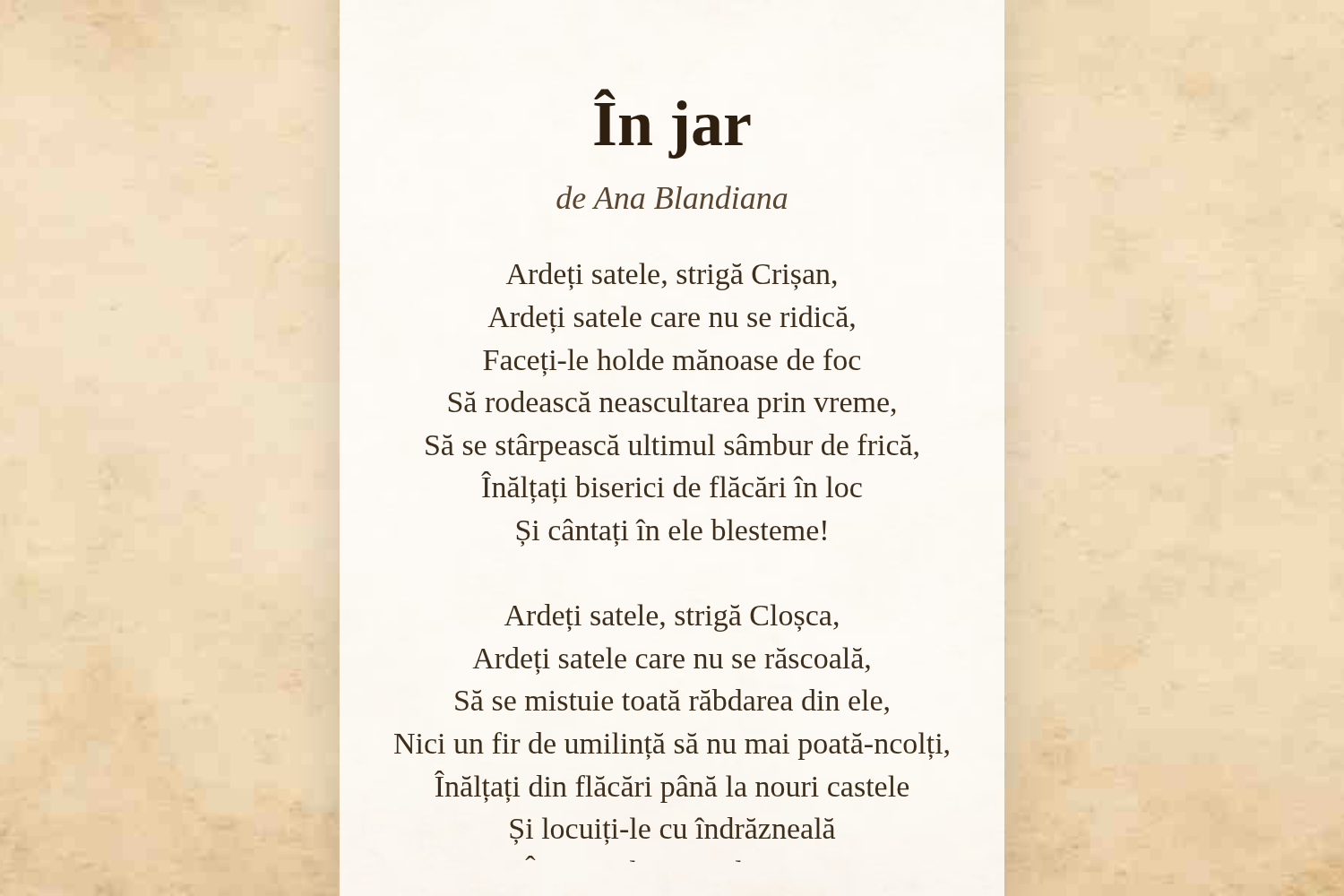 În jar