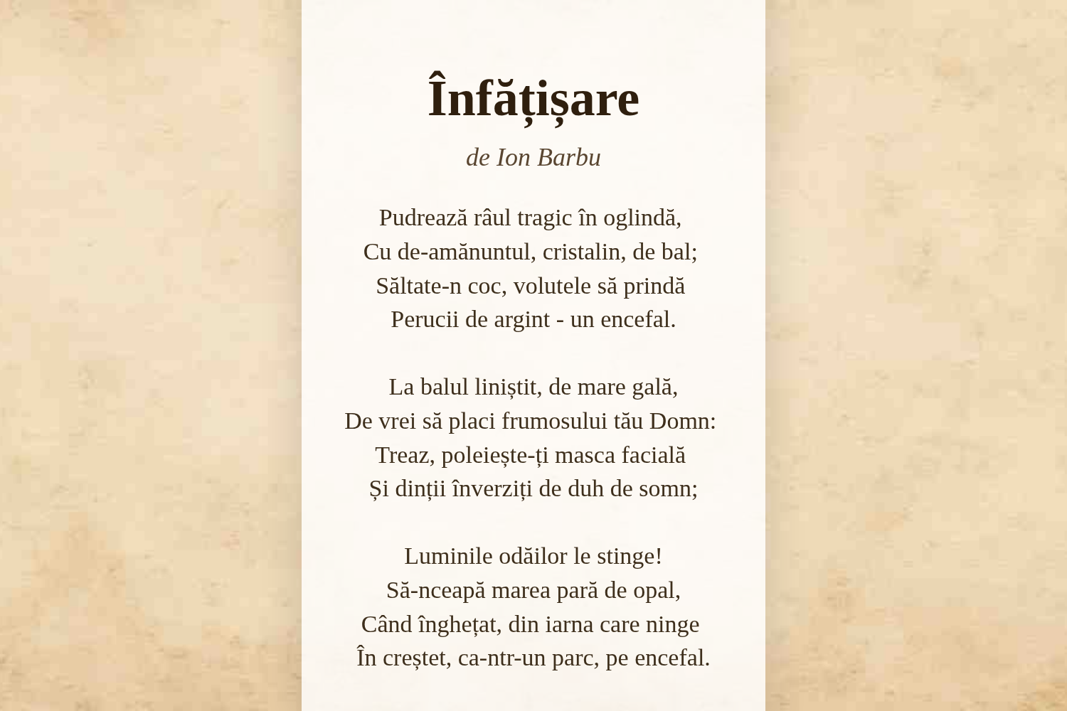 Înfățișare