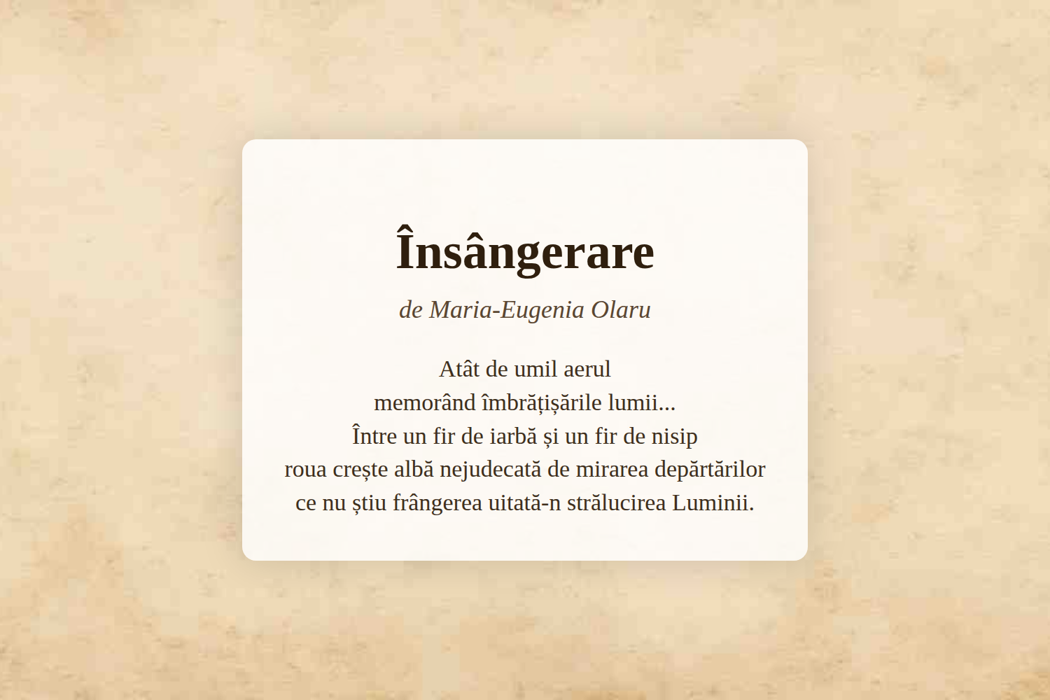 Însângerare