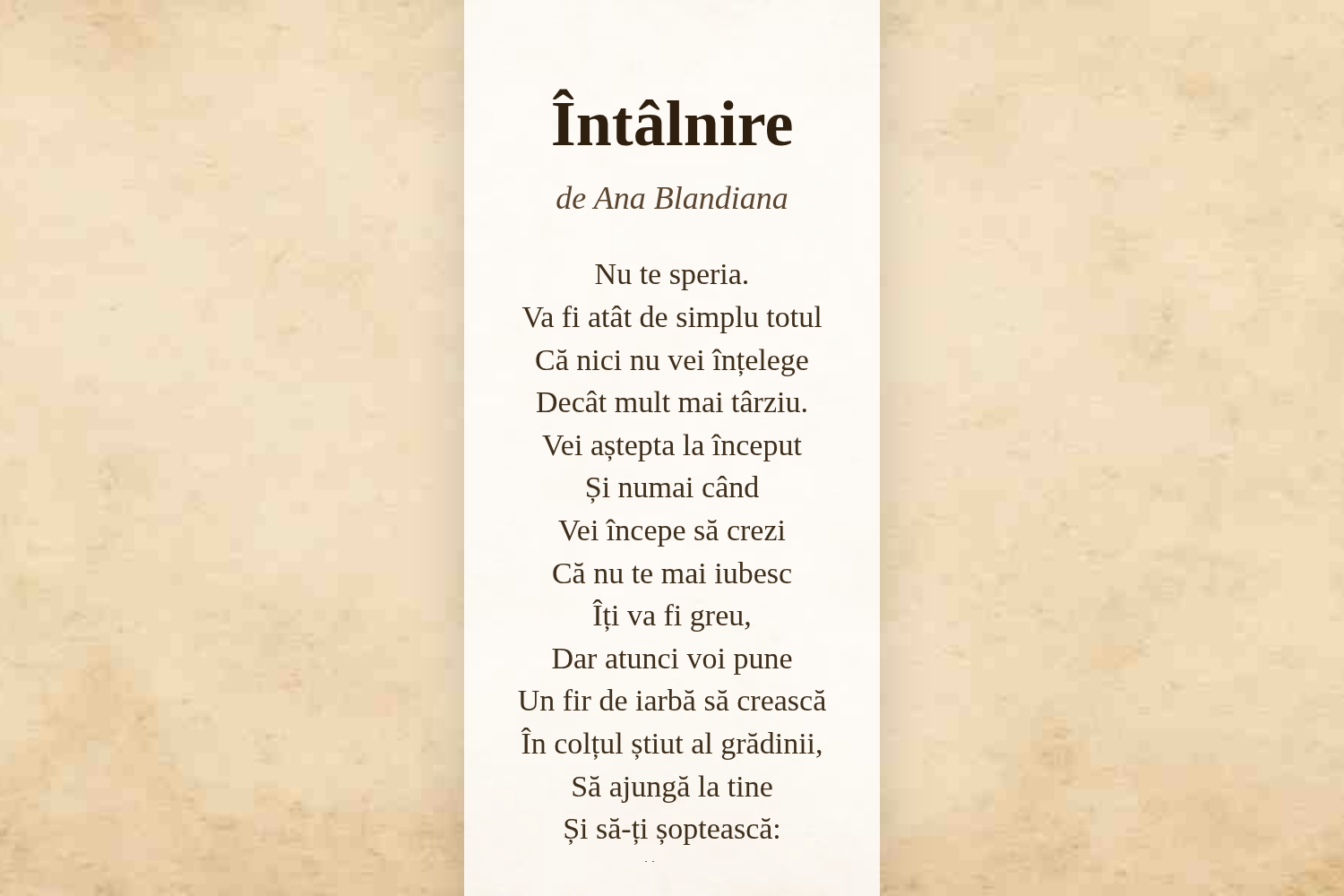Întâlnire