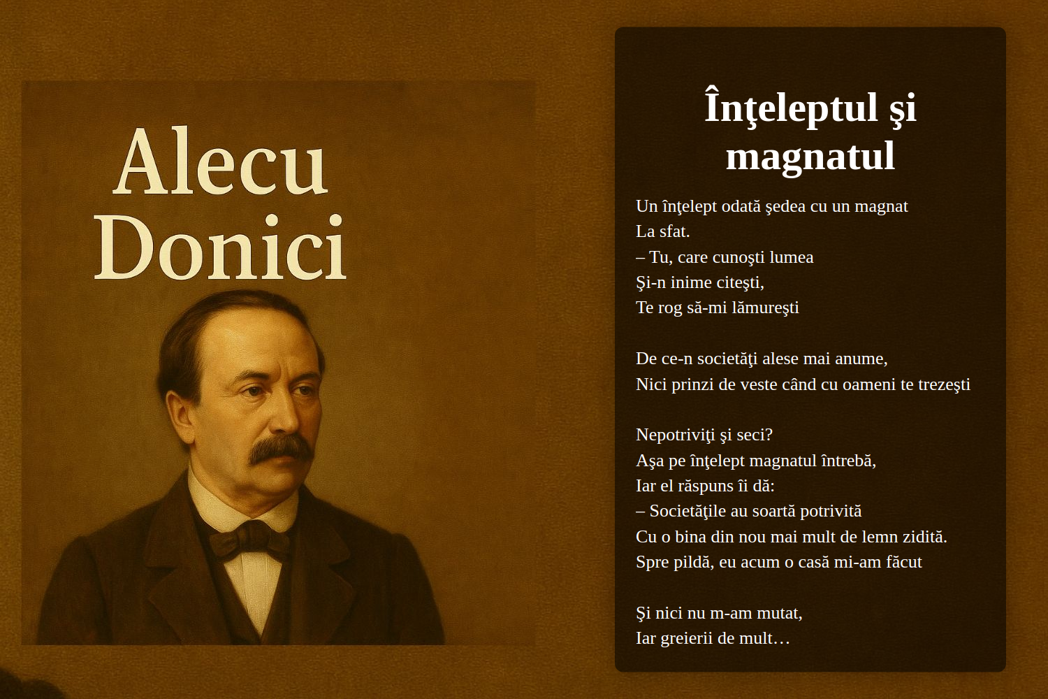 Înţeleptul şi magnatul