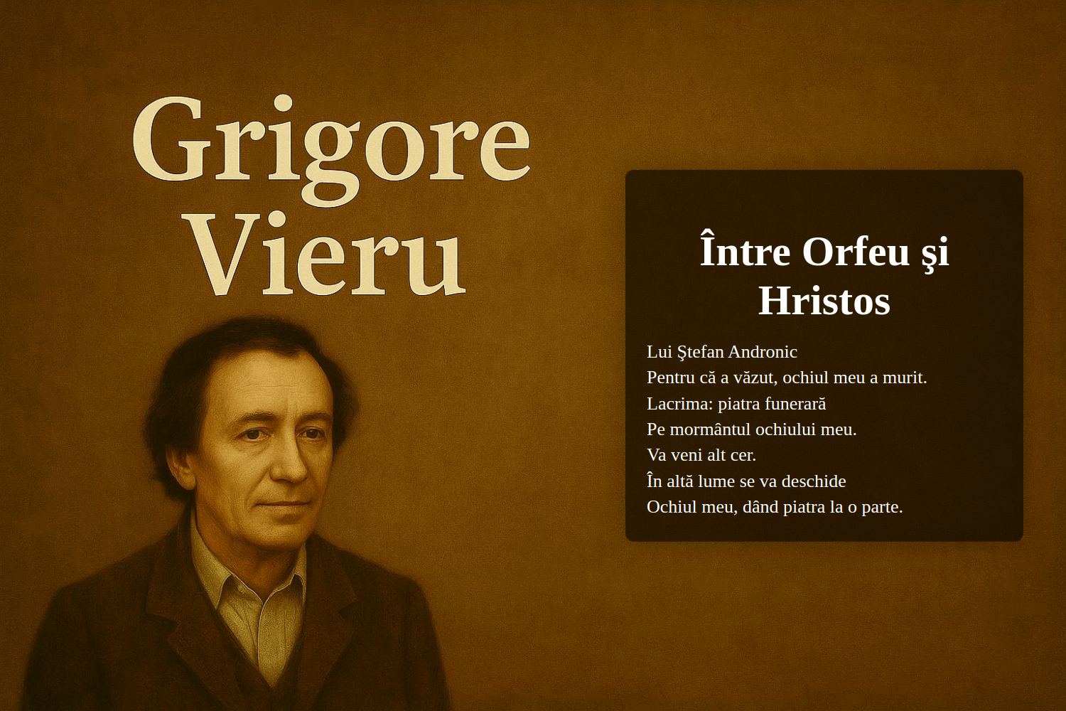 Între Orfeu şi Hristos