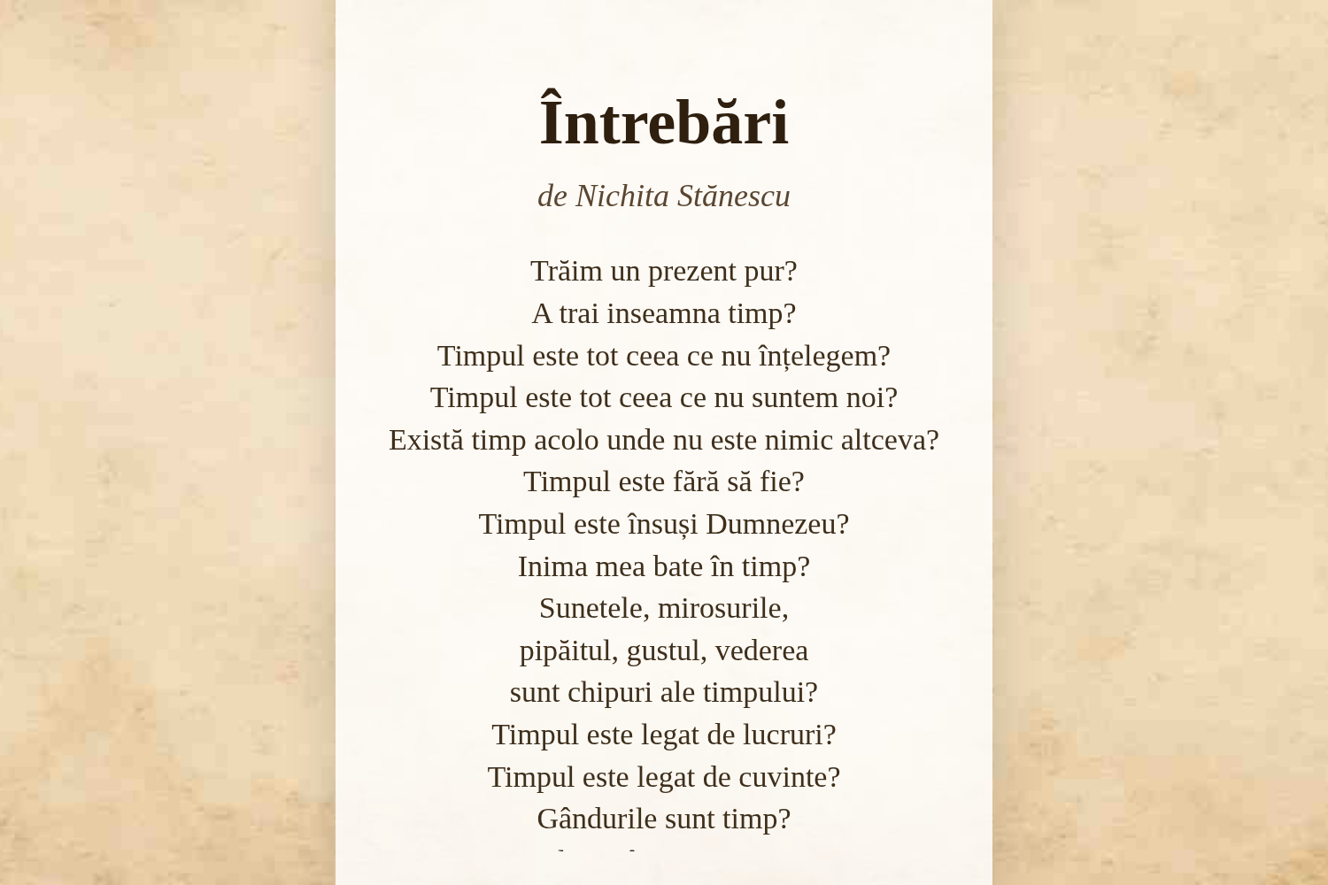 Întrebări