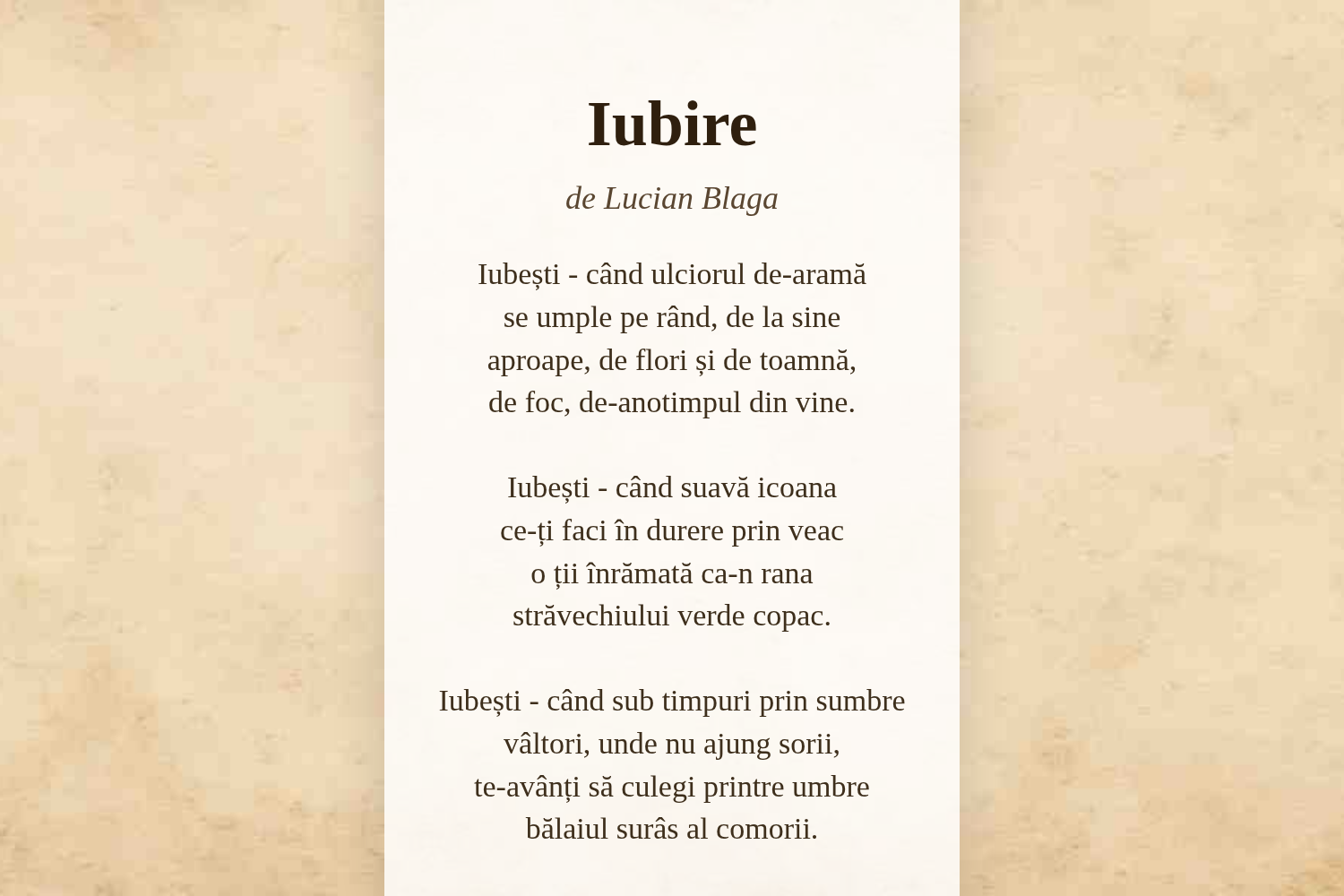 Iubire
