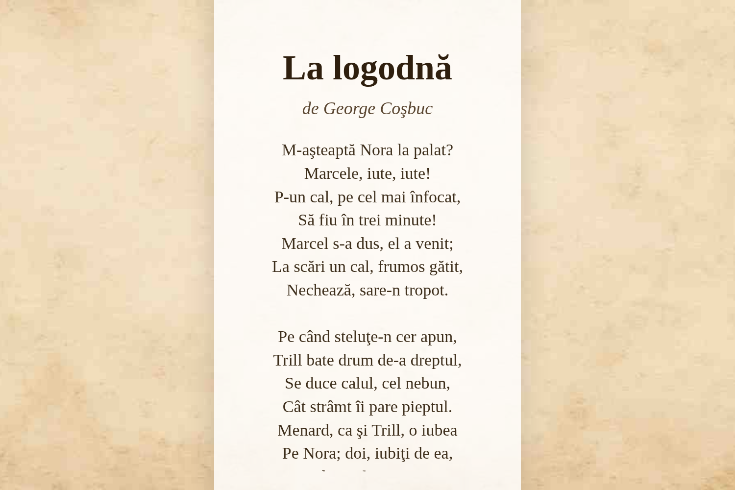 La logodnă