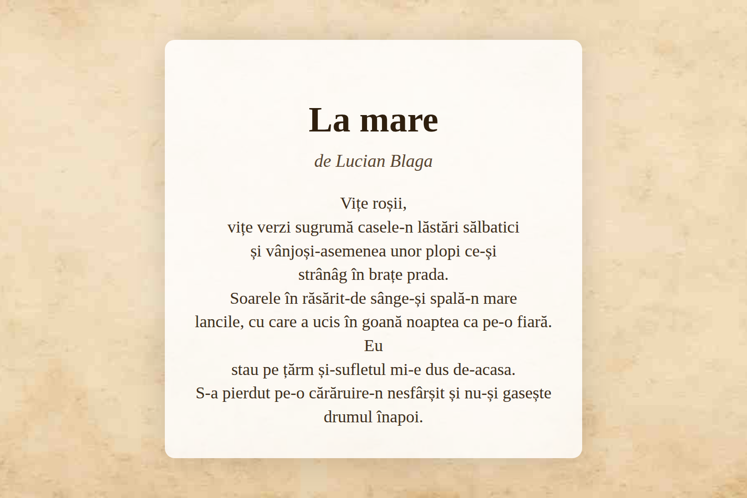 La mare