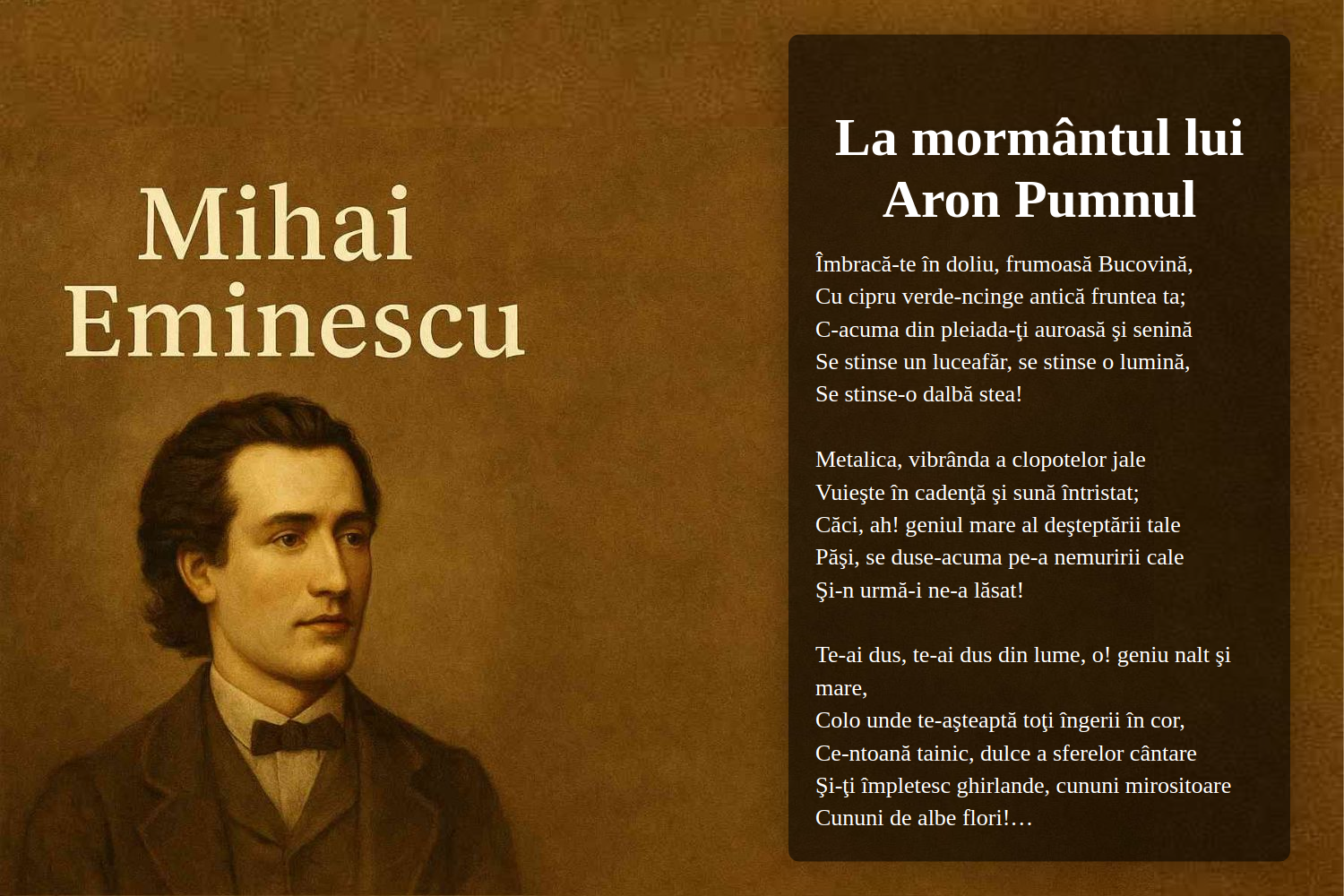La mormântul lui Aron Pumnul