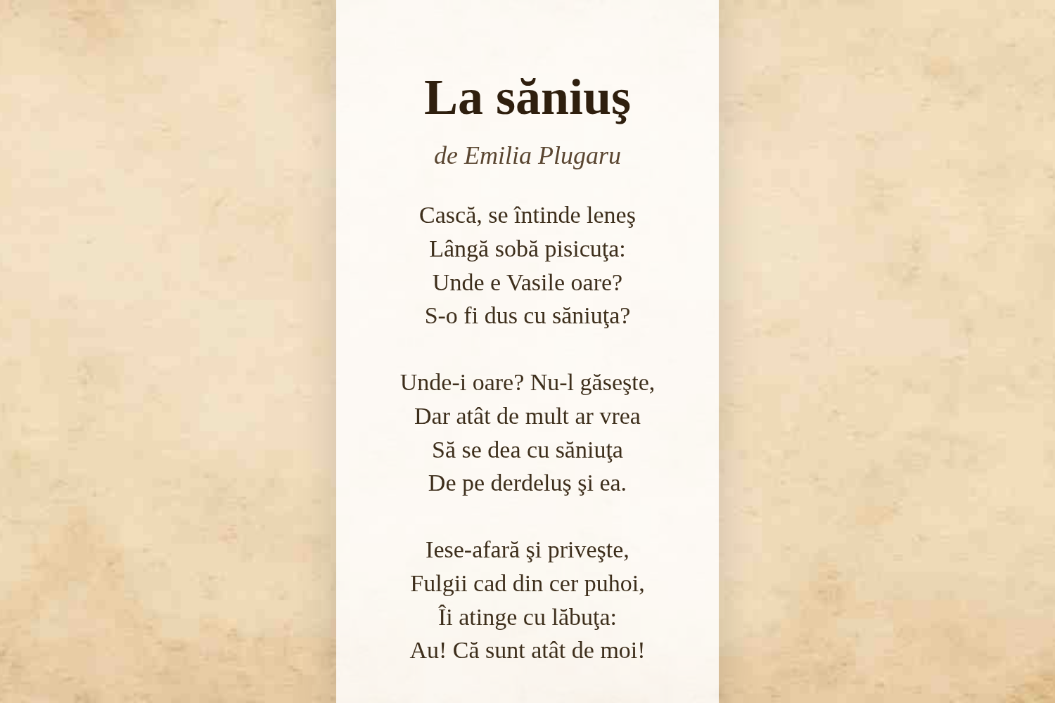 La săniuş