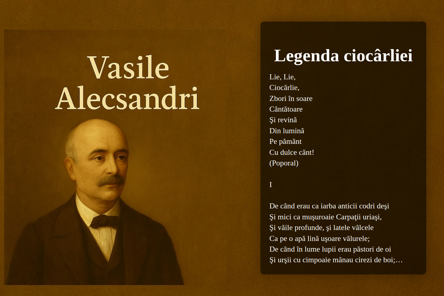 Legenda ciocârliei