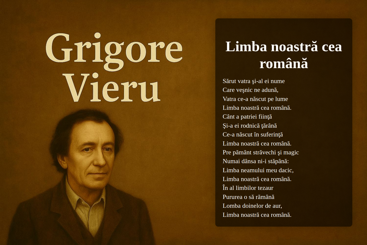 Limba noastră cea română