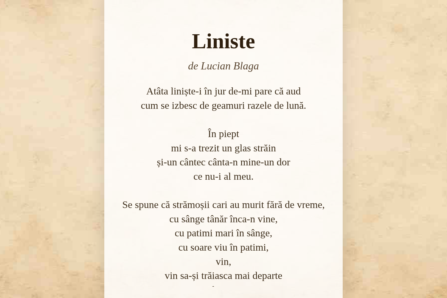 Liniste