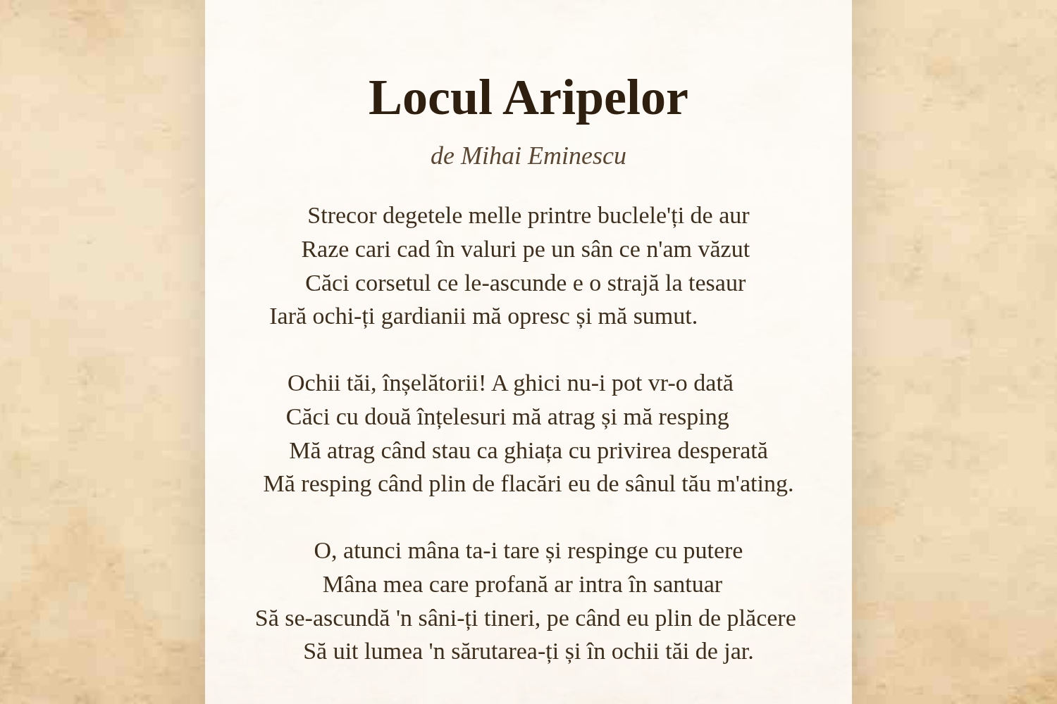 Locul Aripelor