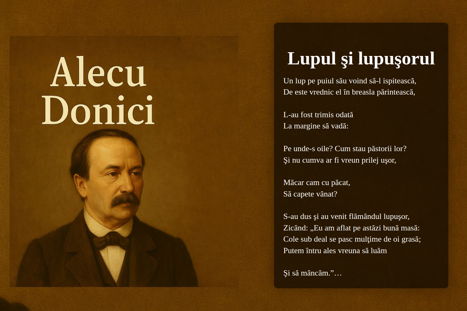 Lupul şi lupuşorul