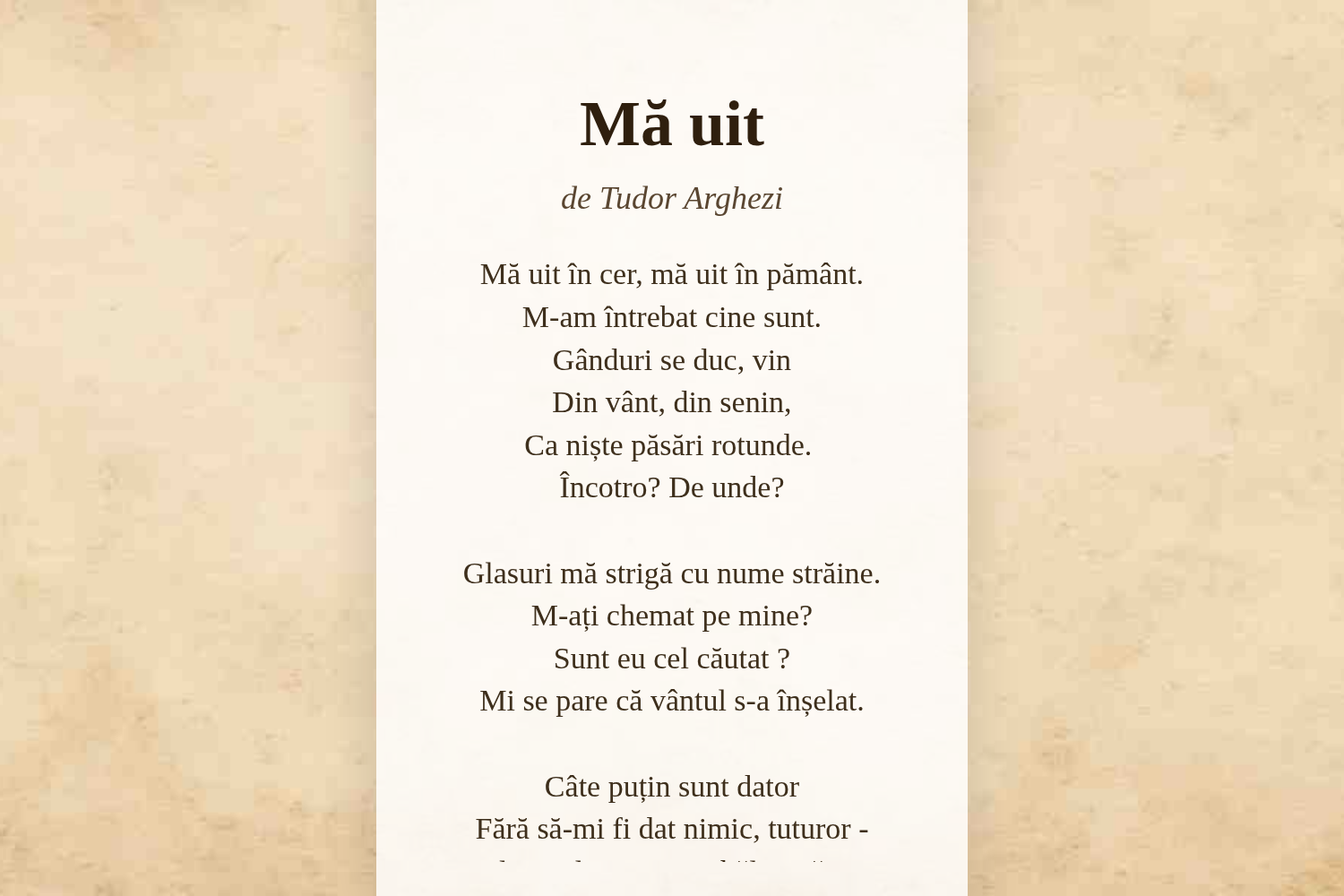 Mă uit