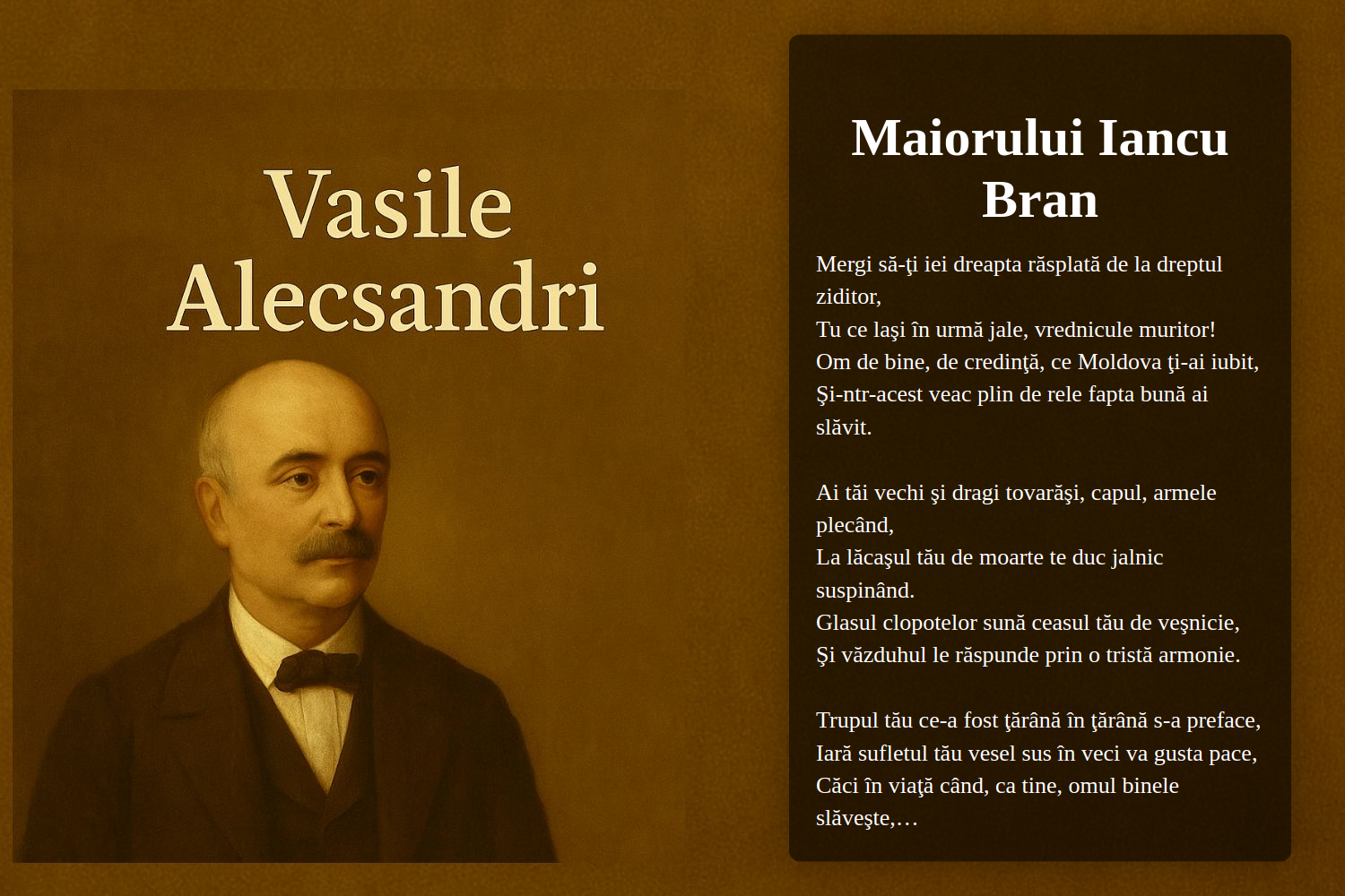 Maiorului Iancu Bran
