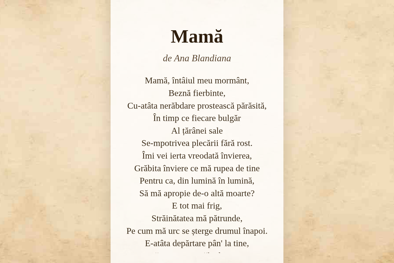 Mamă