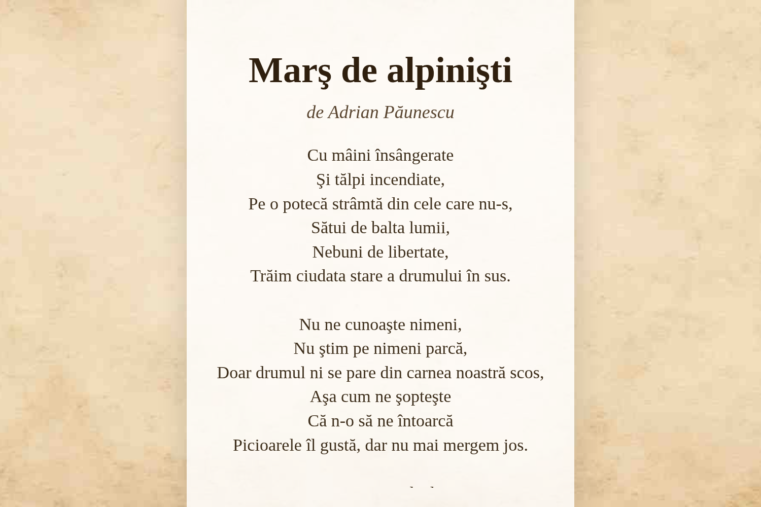 Marş de alpinişti