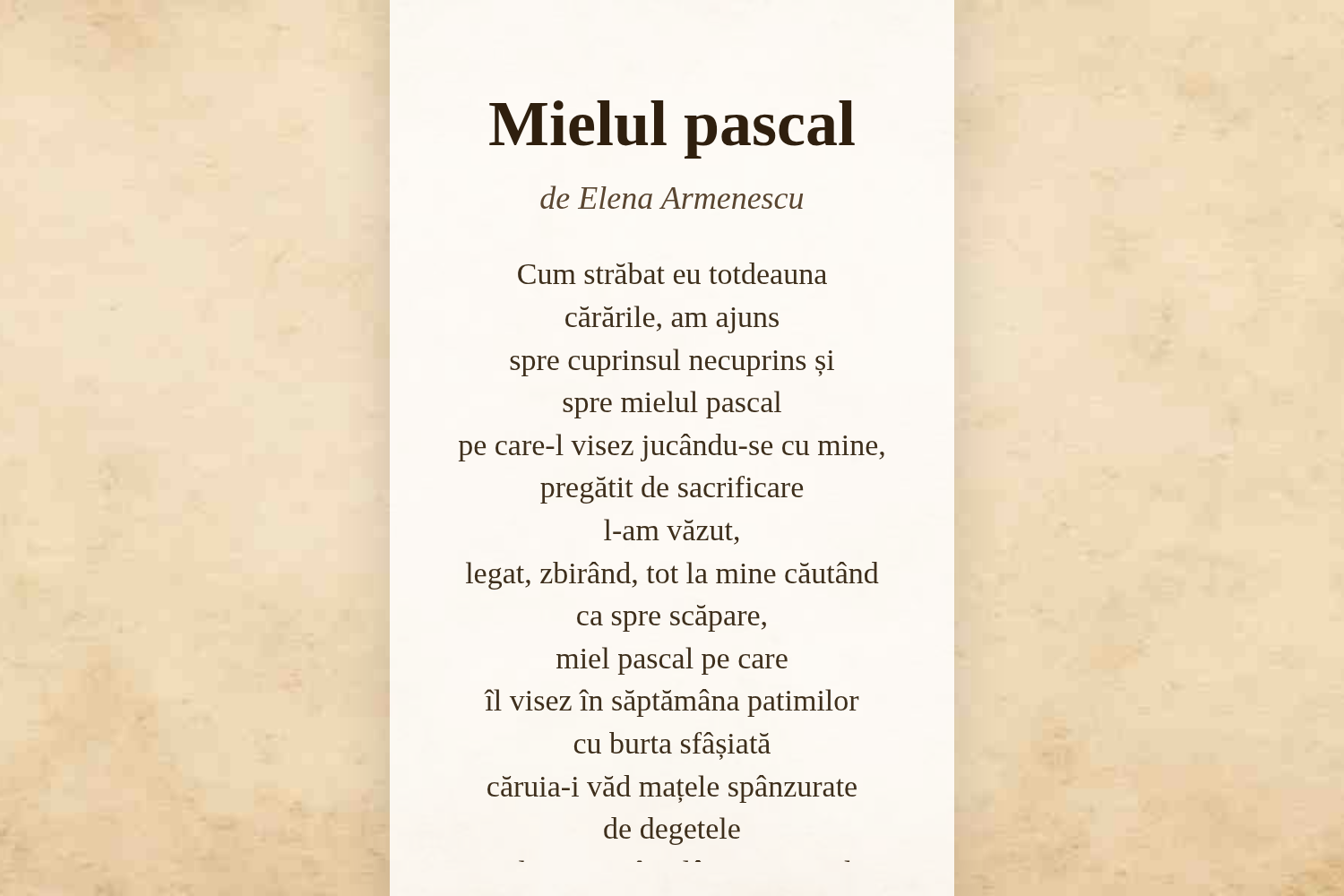 Mielul pascal