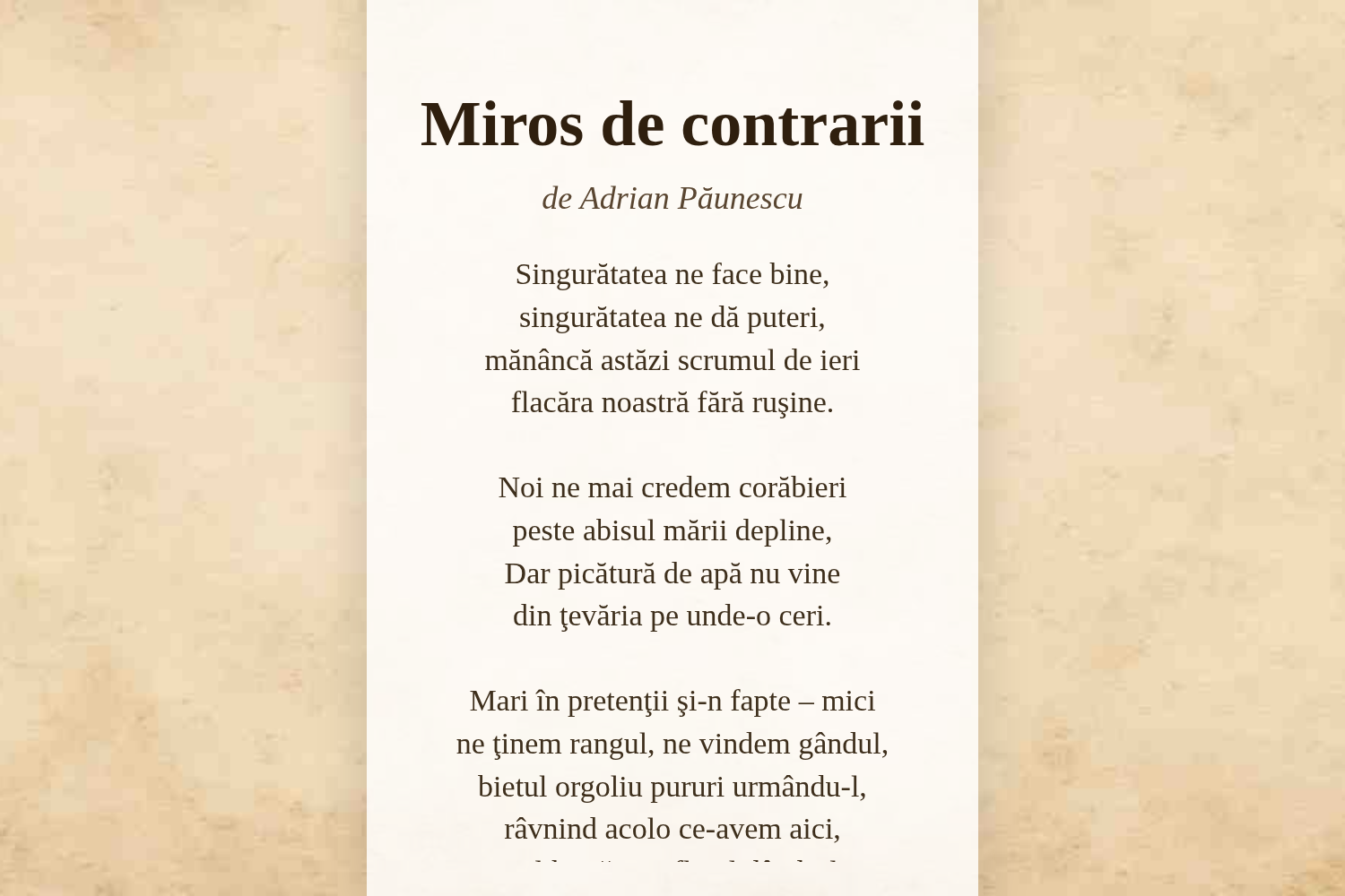 Miros de contrarii