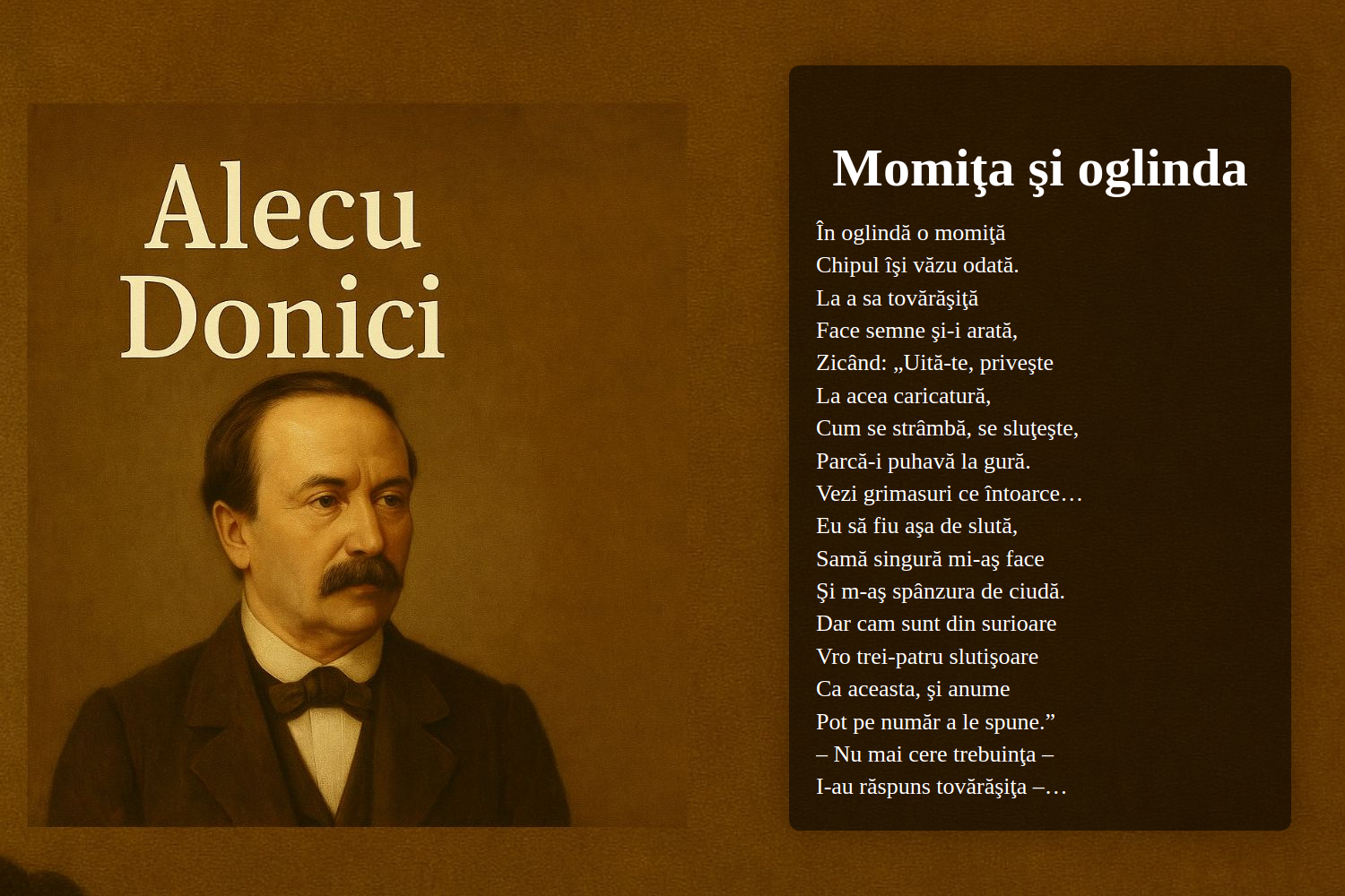 Momiţa şi oglinda