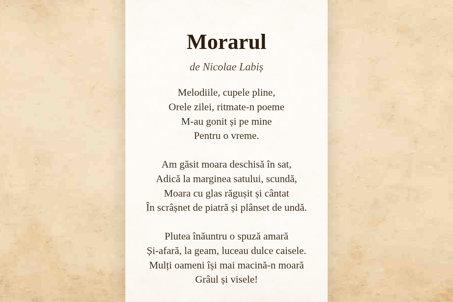 Morarul