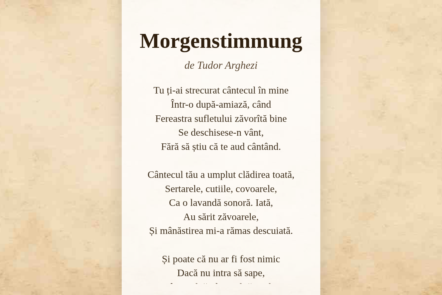 Morgenstimmung
