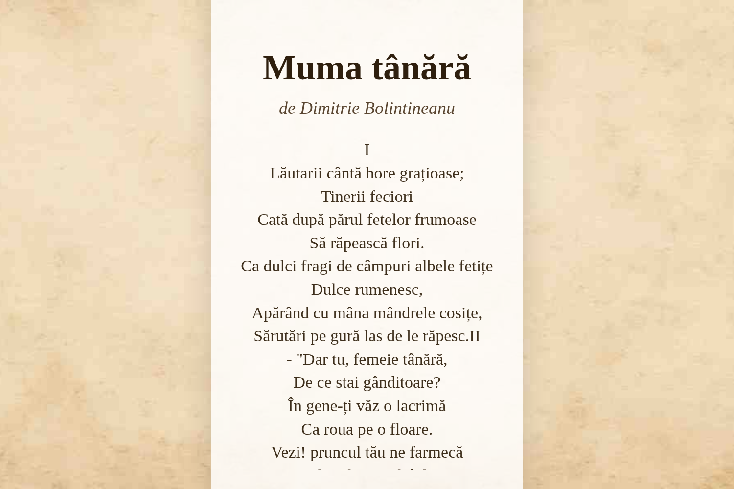 Muma tânără