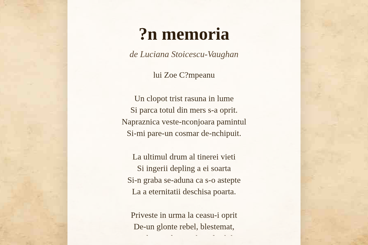 ?n memoria