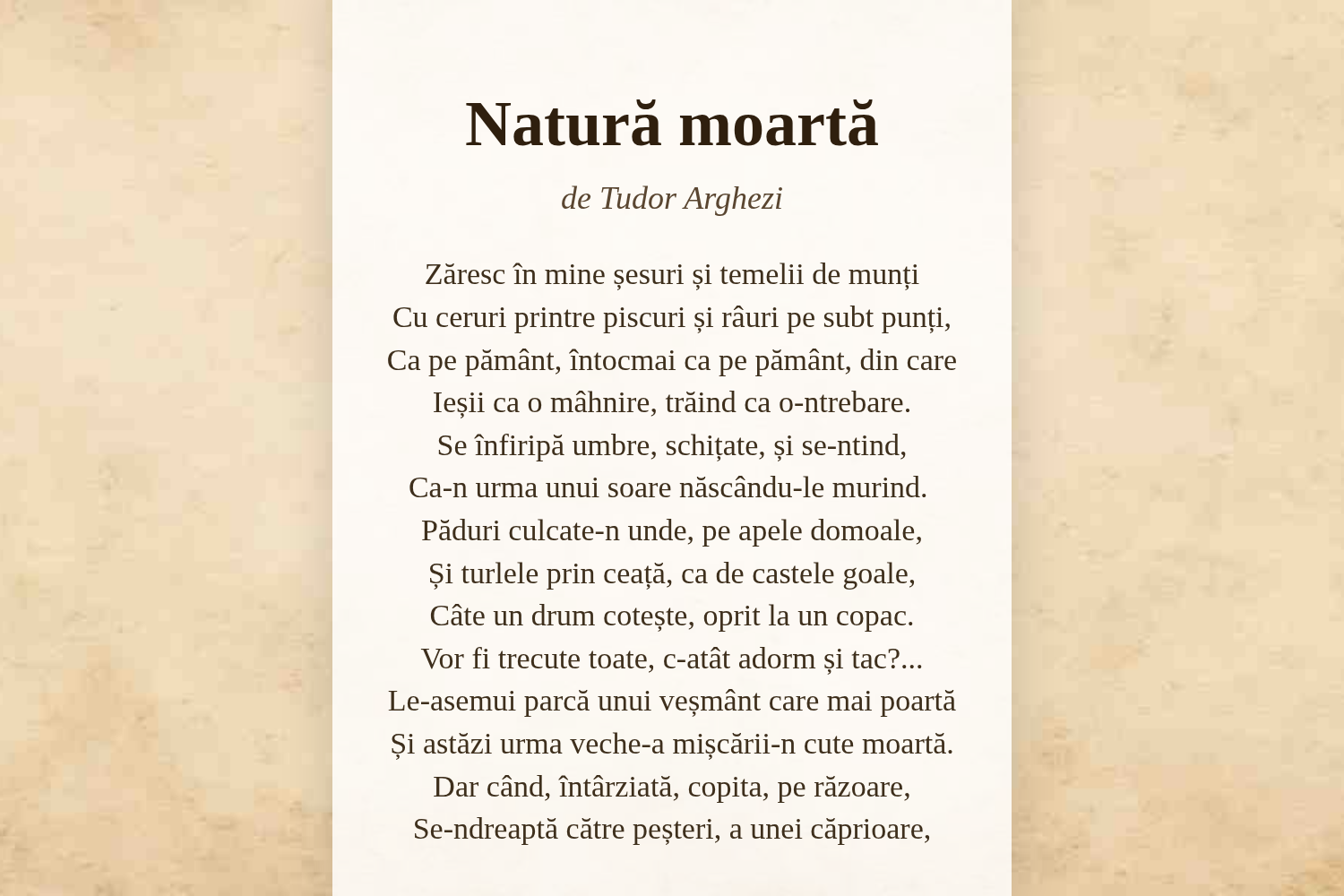 Natură moartă